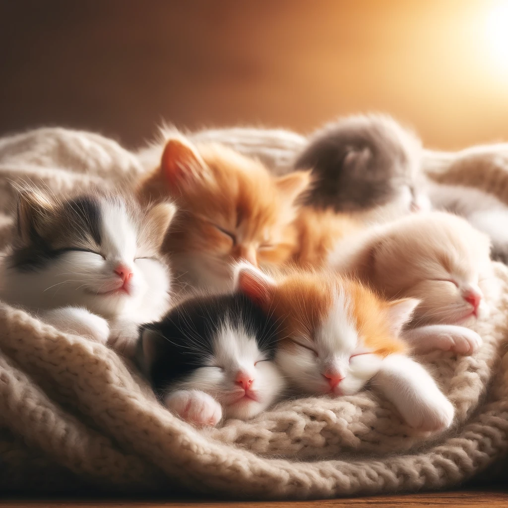 A group of adorable kittens
